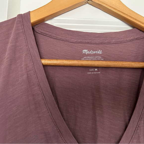 Madewell Whisper Cotton V-neck Tank - Picture 3 of 3